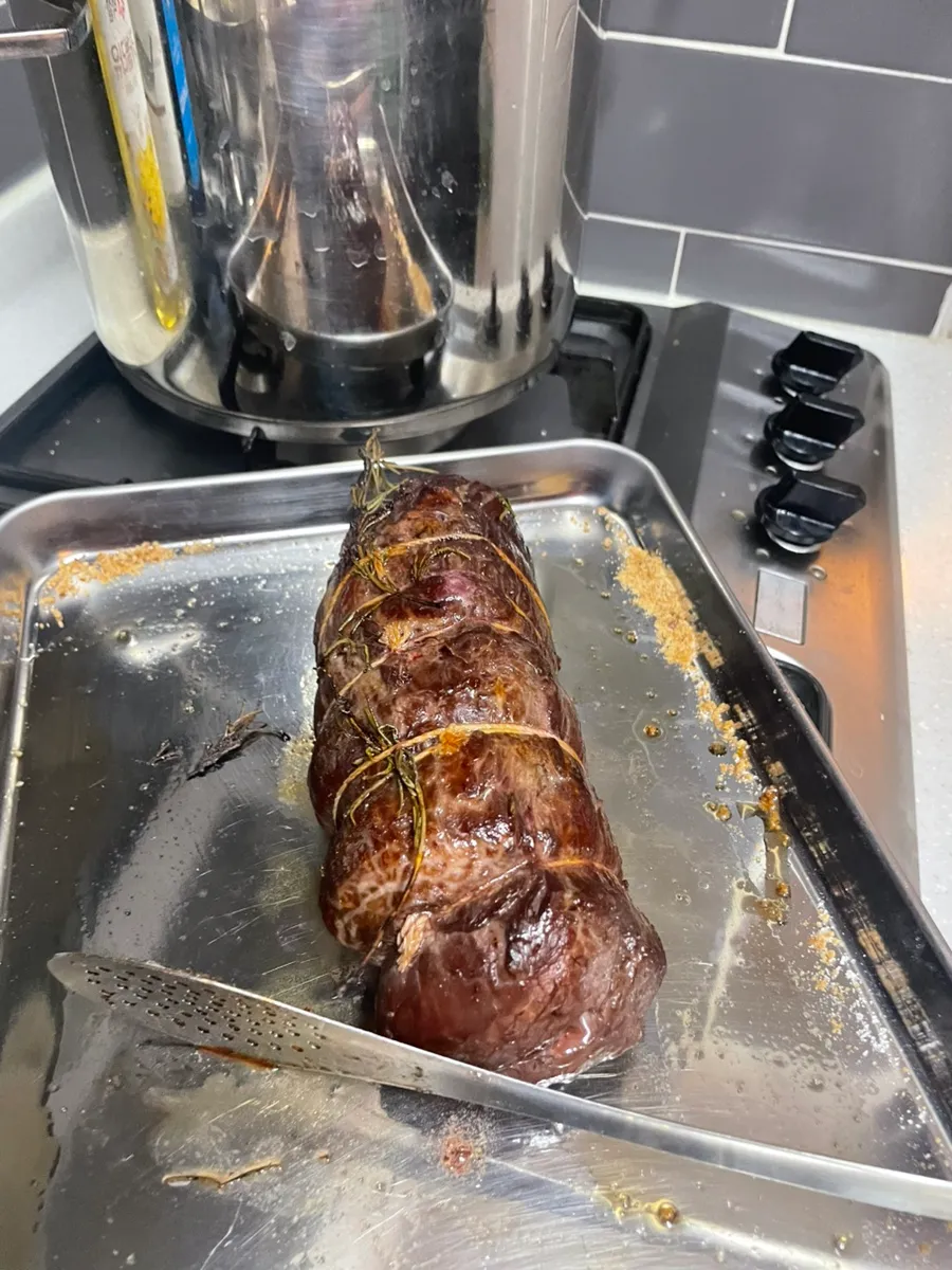 grilling meat